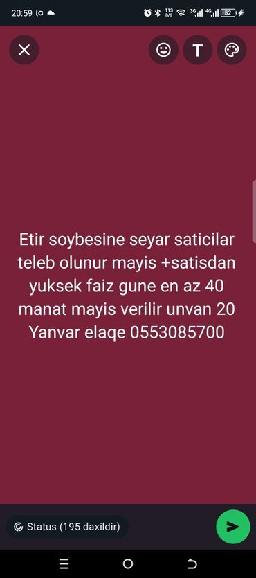 xırdalanda iş elanlari: Satış məsləhətçisi tələb olunur, Yalnız qadınlar üçün, İstənilən yaş, Təcrübəsiz, Gündəlik ödəniş