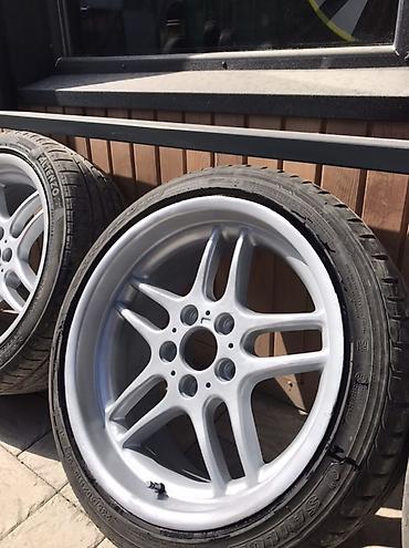 Колеса в сборе 235 / 40 / R 18, Лето, Б/у, Комплект, Легковые, Литые, отверстий - 5