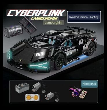 лего игрушки: ⚡️⚡️ Конструктор Lamborghini Black night на пульте управления 🔥🔥