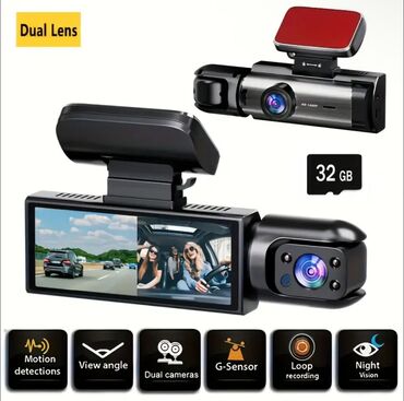 Motonəqliyyat: 🚗 BCUOZ Dual Lens Avto Qeydiyyat Kamera – Təhlükəsizliyin yeni