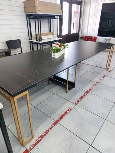 Столы для зала: 3 метровый стол трансформер "Лофт" длина от 51 см до 308 см ширина на — 18