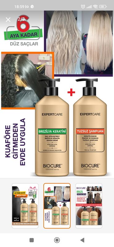 keratin botoks: Saç düzümü üçün vasitələr, Ünvandan götürmə, Pulsuz çatdırılma, Ödənişli çatdırılma