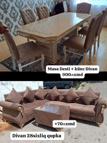 kilim mebel qonaq destleri: Yeni, Divan, Masa və oturacaqlar