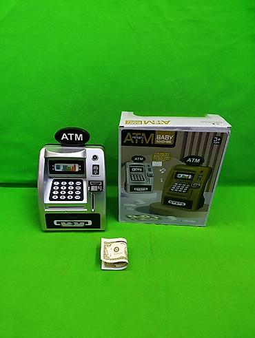 🏧 Детский банкомат-копилка ATM — учимся копить деньги играючи! 💰