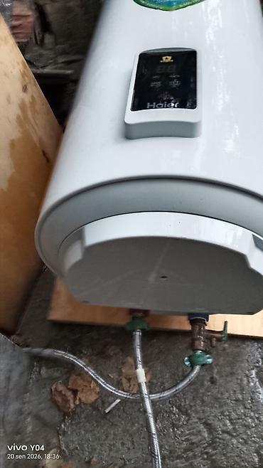 suyu olcen cihaz: Haier elektrik su qızdırıcısı (boiler) az işlənmiş vəziyyətdədir. - — 2