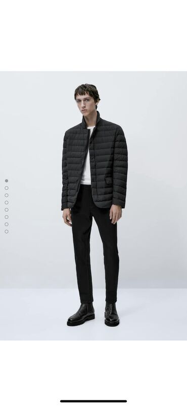 ассиметричный пуховик: Куртка XL (EU 42), цвет - Черный