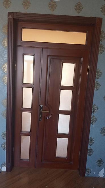fistiq qapi: İşlənmiş Otaq qapısı 90x240 sm Şəbəkə ilə, Ünvandan götürmə — 3