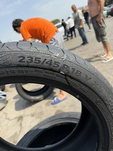 235 55 18: Continental yay/quru yol şini 3 ədəd - Ölçü: 235/45 R18 - Sürət — 4