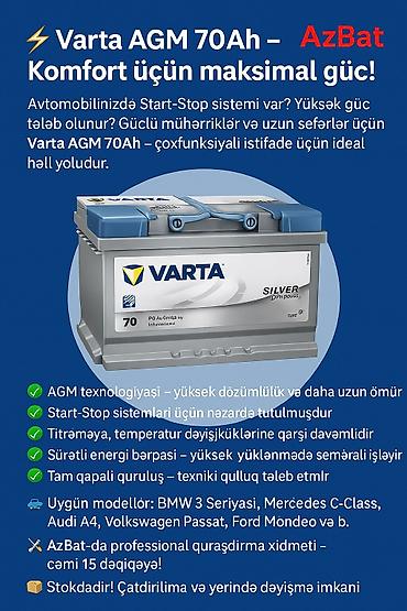 bmw 760: Varta, 50 ah, Orijinal, Almaniya, Yeni — 4