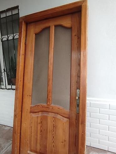 asilqan taxta: İşlənmiş Otaq qapısı 90x200 sm Çərçivə ilə, Zəmanətsiz, Ünvandan götürmə — 3