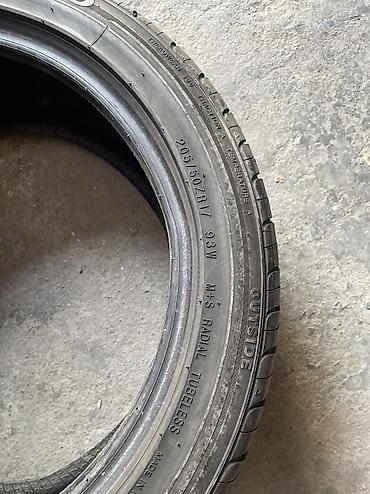 41 5: Шины 205 / 50 / R 17, Лето, Б/у, 1 шт, Легковые, Корея, Kumho — 2