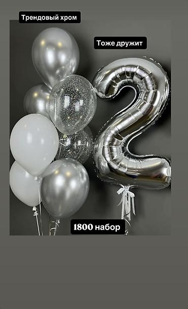 Шары: Воздушные шарики и готовые букеты - Набор «Перламутр и конфетти» — 7 — 26