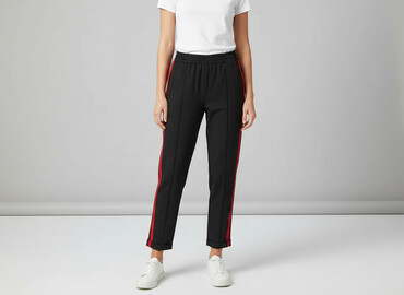 decathlon spodnie dresowe: Bershka, Material trousers for women, size L