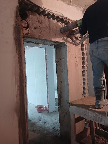 Digər tikinti xidmətləri: Dəmir-beton və kərpic divarlarda qapı-pəncərə açılışlarının kəsilməsi — 3