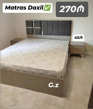 tumba mebel: Yataq dəsti – “Matras Daxil” - Geniş iki nəfərlik çarpayı, yumşaq və — 1