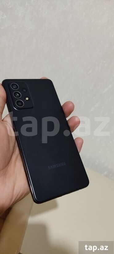 samsung qulaqliq: Samsung Galaxy A52 5G, 128 GB, rəng - Qara, Sensor, Barmaq izi, İki sim kartlı