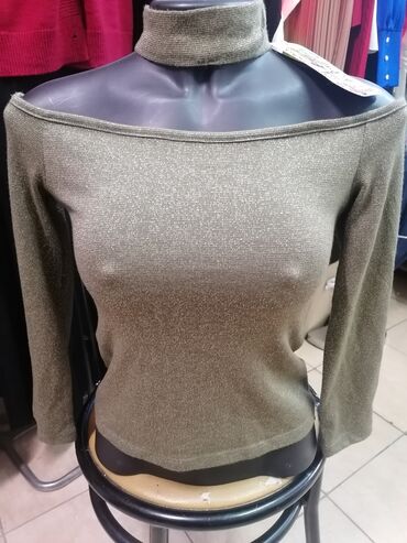 Topovi: Fashion, One size, Pliš, bоја - Crvena — 8