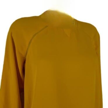 Bluze: Benetton, S (EU 36), Poliester, Jednobojni, bоја - Žuta — 6
