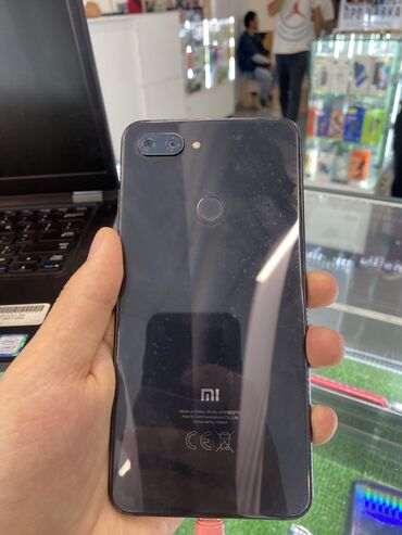 телефоны нокиа: Xiaomi, Mi 8 Lite, Колдонулган, 128 ГБ, түсү - Кара, 2 SIM