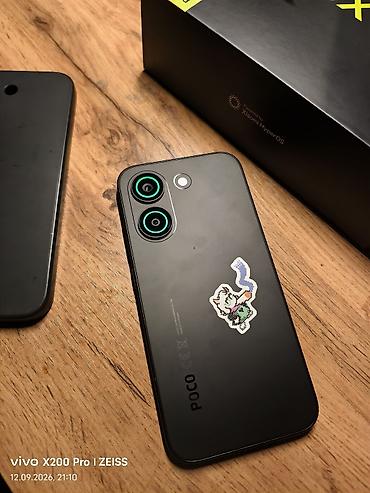 xiaomi fold: Poco X8 Pro, Б/у, 256 ГБ, цвет - Черный, 2 SIM — 1