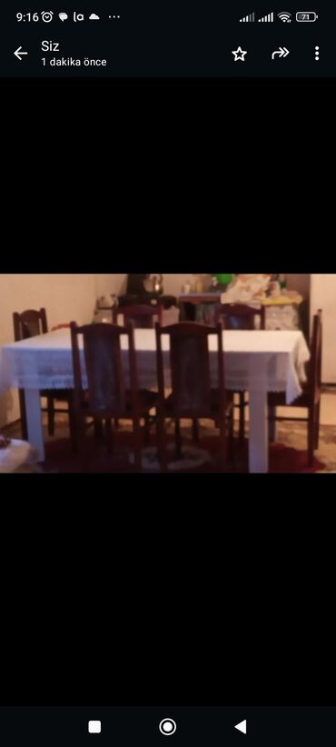 calisma masasi: Qonaq masası, İşlənmiş, Açılmayan, Dördbucaq masa
