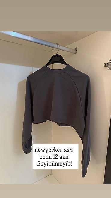Svitşotlar: Svitşot, New Yorker, S, rəng - Boz — 1