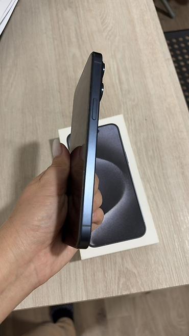Мобильные телефоны и аксессуары: IPhone 15 Pro Max, Б/у, 256 ГБ, Blue Titanium, Кабель, 82 % — 4