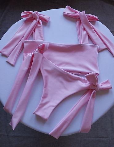 attraction set: Dvodijelni ženski bikini u nežno ružičastoj boji. - Gornji deo — 3