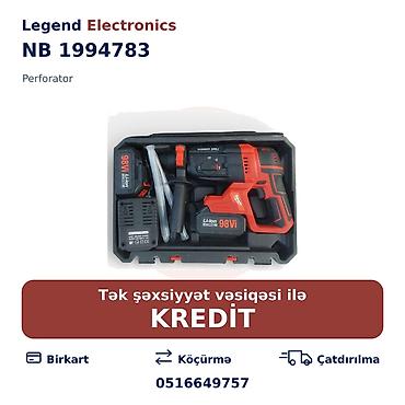 kreditle drel: Elan başlığı: Perforator NB 1994783 Elan mətni: Legend Electronics – — 1