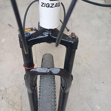 Şəhər velosipedləri: ZIGZAG şəhər/trek velosipedi - Rəng: ağ-qara (ZIGZAG loqosu) - — 9