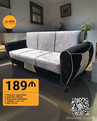 Yataq otağı dəstləri: Divan, Açılan, Bazalı, Parça, Ödənişli çatdırılma