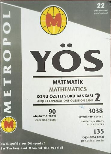 İdman və hobbi: Metropol YÖS – Riyaziyyat (Mathematics) Konu Özetli Soru Bankası 2 - — 1