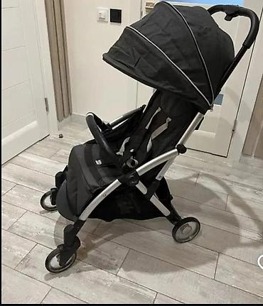 chicco kolyaska: Chicco Goody/Goody Plus uşaq arabası – qrafit/boz tonlarda kompakt — 2