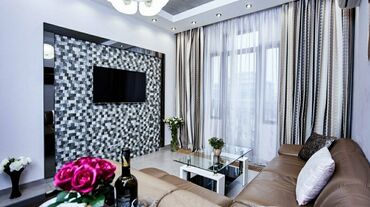 Посуточная аренда квартир: 2 комнаты, Кондиционер, Душевая кабина, Постельное белье — 5