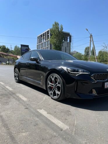 нексия бампер передний цена: Элегантный седан Kia Stinger черного цвета. Автомобиль оснащен