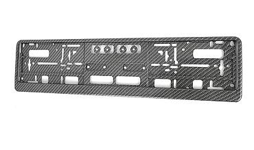 tent parca satisi: Nömrə qabı Avtomobil üçün qalın pvc materialından olan karbon nömrə — 2