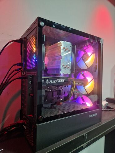 Masaüstü kompüterlər və iş stansiyaları: Oyun üçün tam set: monitor + mexaniki klaviatura + - Klaviatura: Tam — 12