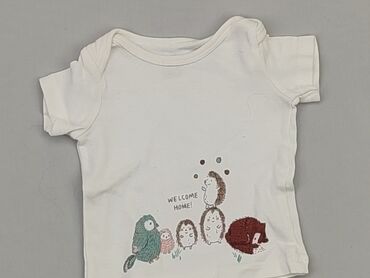 białe koszule dziewczęce: T-shirt, H&M, Newborn baby, condition - Good