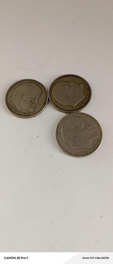 kohnə 1 dollar: 1 Sovet rublu, 1870 il — 2