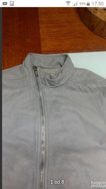 kožna jakna s: Jakna S (EU 36), bоја - Siva