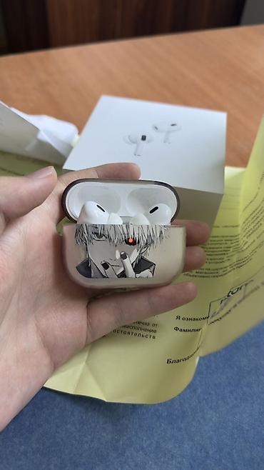 di box: Оригинальные Беспроводные наушники-вкладыши Apple AirPods Pro (второе — 1