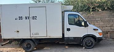 şadman maşını: Iveco Daily yük furqonu - Marka/model: Iveco (sükan üzərində “IVECO” — 6
