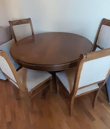 sederek stol stul: Для гостиной, Овальный стол, 4 стула