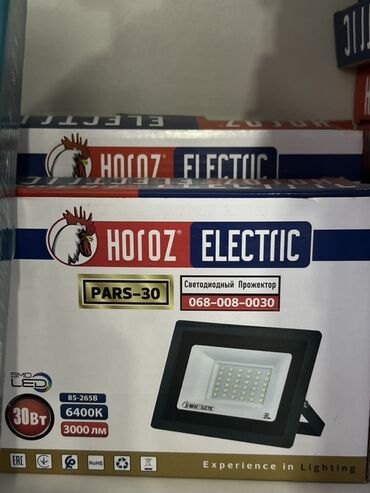 светодиодный светильник с датчиком движения: Светодиодный прожектор HOROZ ELECTRIC PARS-30 - Модель: PARS-30 (код