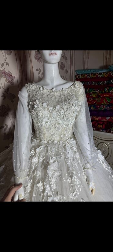 Свадебные платья: Свадебное платье, One size, Б/у — 11