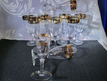 Čaše: Case kristal za vino 10kom.,iz 70ih. Case perfektne,sve na njima — 7