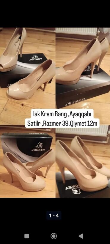 tangetka ayaqqabilar: Tuflilər, Ölçü: 39, rəng - Bej, İşlənmiş lalafo.az -da tangetka ayaqqabilar: Tuflilər, Ölçü: 39, rəng - Bej, İşlənmiş