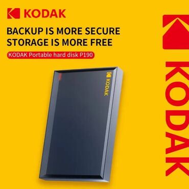 Sərt disklər (HDD): Kodak 500 GB Portativ HDD. Rəsmi Kodak 2 ədəd qaldı! Bağlı qutuda