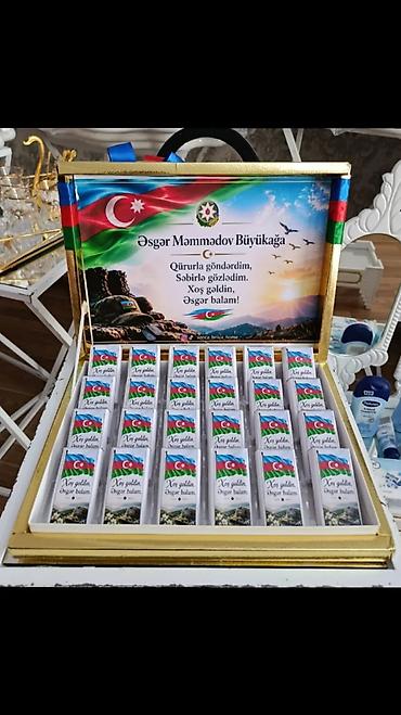 8 mart hediyelik: Şəxsi dizaynlı şokolad qutuları – xonça və xüsusi günlər üçün - — 1