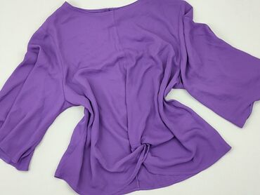 fioletowe bluzki damskie: Bluzka Damska, Primark, L, stan - Idealny